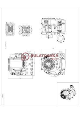 Petrol engine Loncin LC2V80FD 27HP 13007 photo