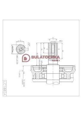Petrol engine Loncin LC192FD 13006 photo