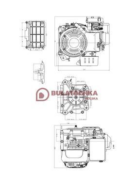 Petrol engine Loncin LC165F-3H 13013 photo