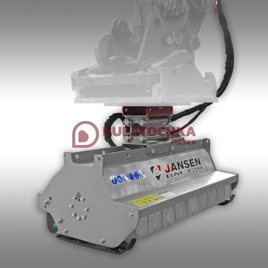 Екскаватор-мульчер Jansen BM-120, гідравлічний, міні-екскаватор, косарка BM-120 фото