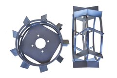 Грунтозачепи для мотоблока (залізні колеса) ф 380/160 квадрат 10х10 72003 фото